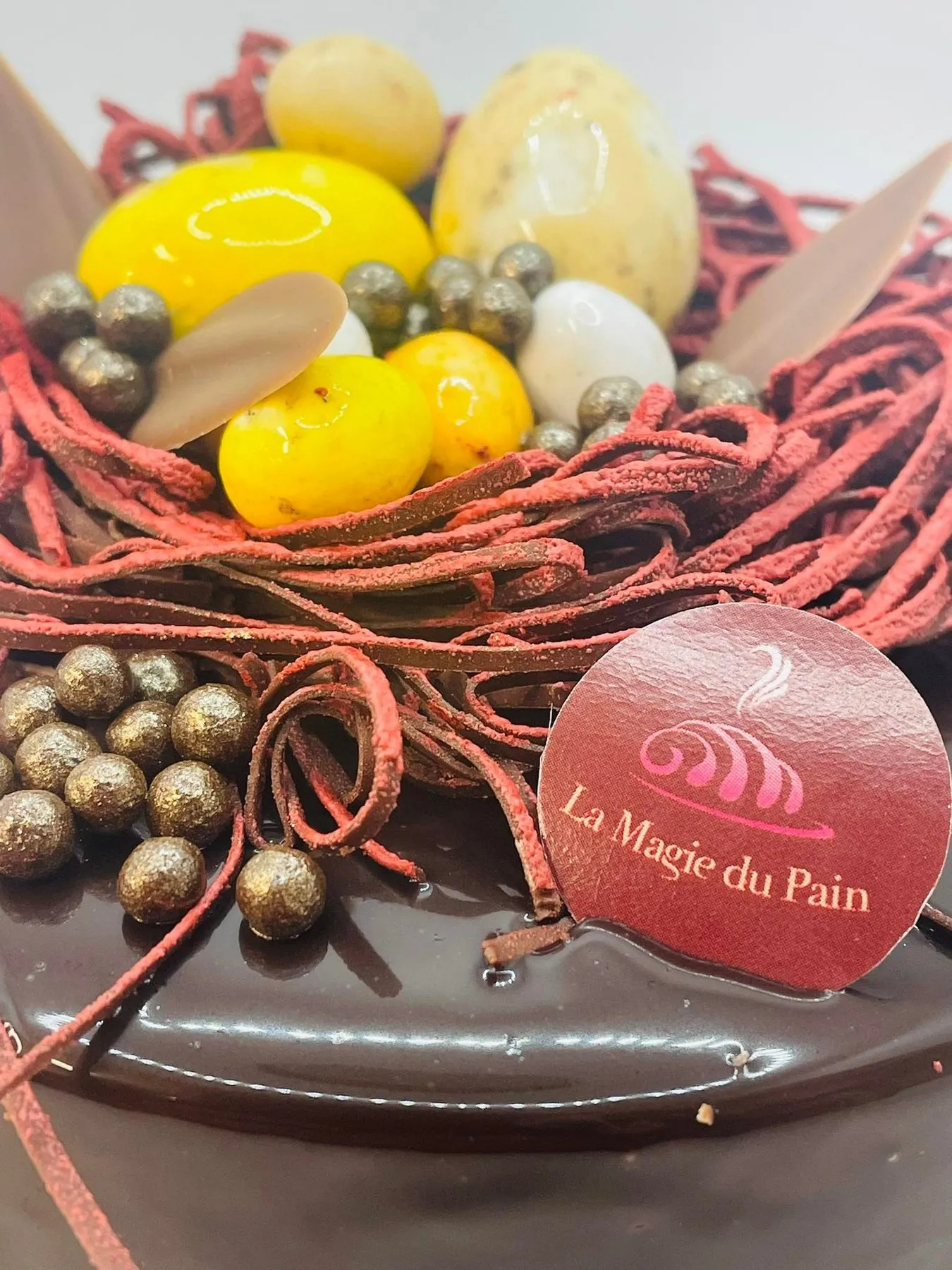 Chocolade paasnestje